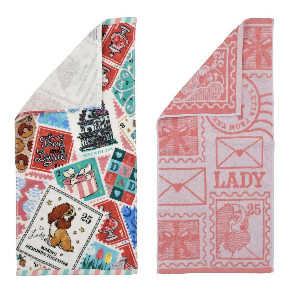 DISNEY CHRISTMAS HOLIDAY SEASON COLLECTION Stitch/ Lady/ Ms bunny 長毛巾Set