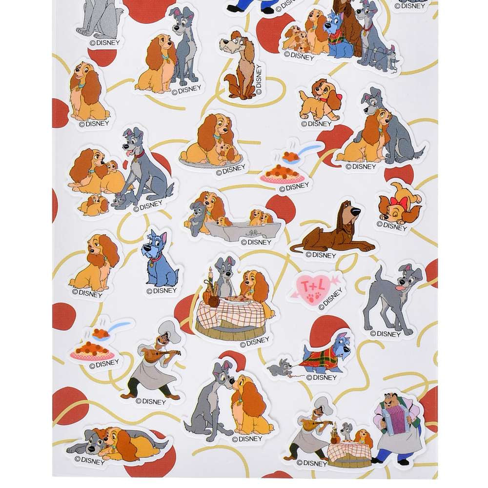 Pooh & Friends/ Stitch/ 101斑點狗 & Lady & The Tramp/ Lady & Tramp 貼紙