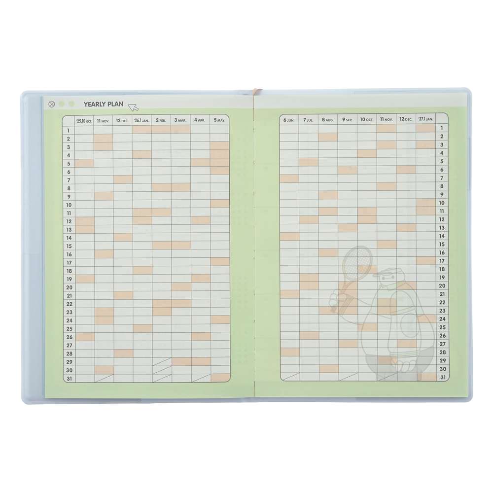 Baymax B6 Schedule Book CALENDARS & ORGANIZERS 2026