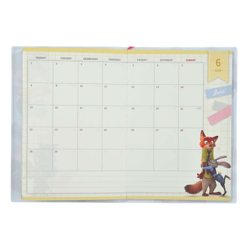 Zootopia B6 Schedule Book CALENDARS & ORGANIZERS 2026