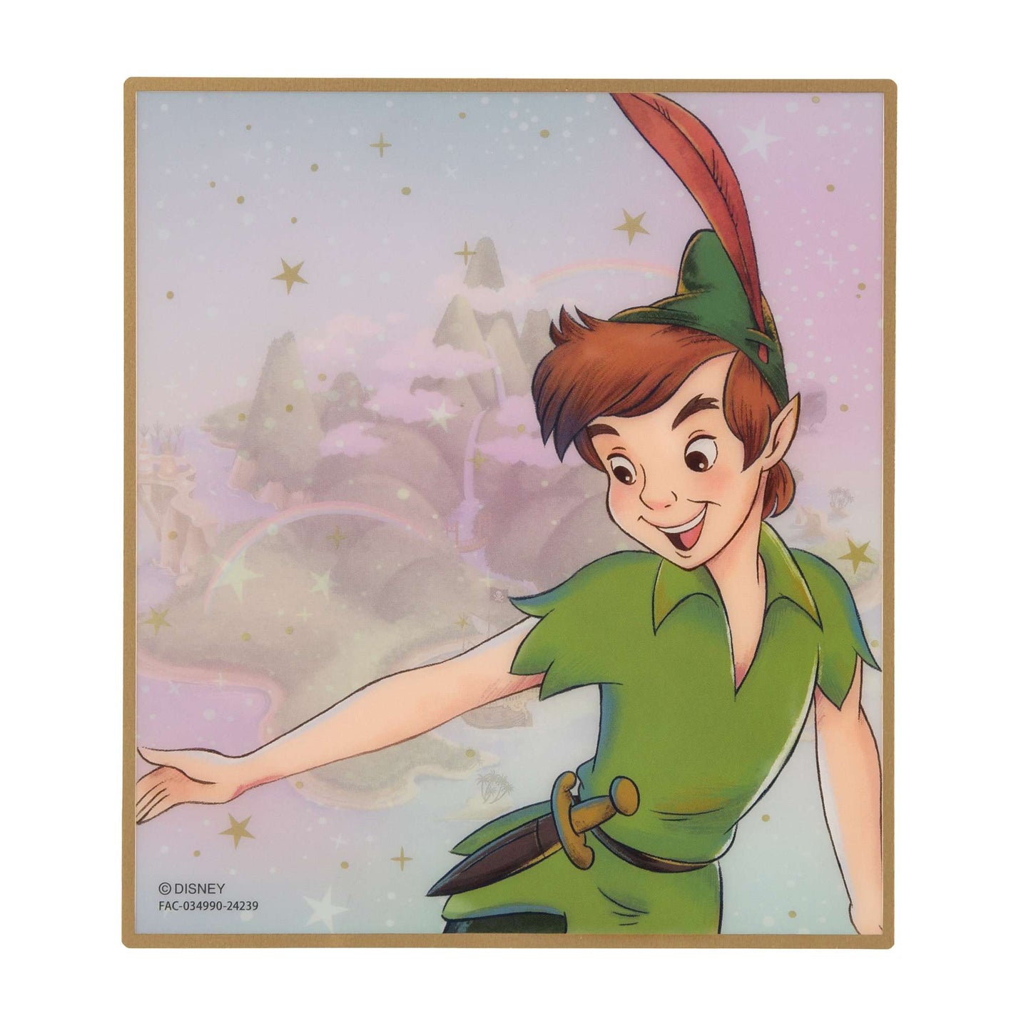 Rapunzel/ Eugene王子/ Elsa/ Anna/ Stitch/ Zootopia/ Mickey/ TinkerBell/ Peter Pan 色紙