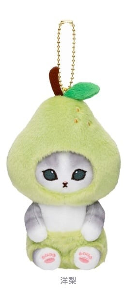 Mofusand 鯊魚貓貓 蔬果市場Pop up限定| 蔬果公仔匙扣