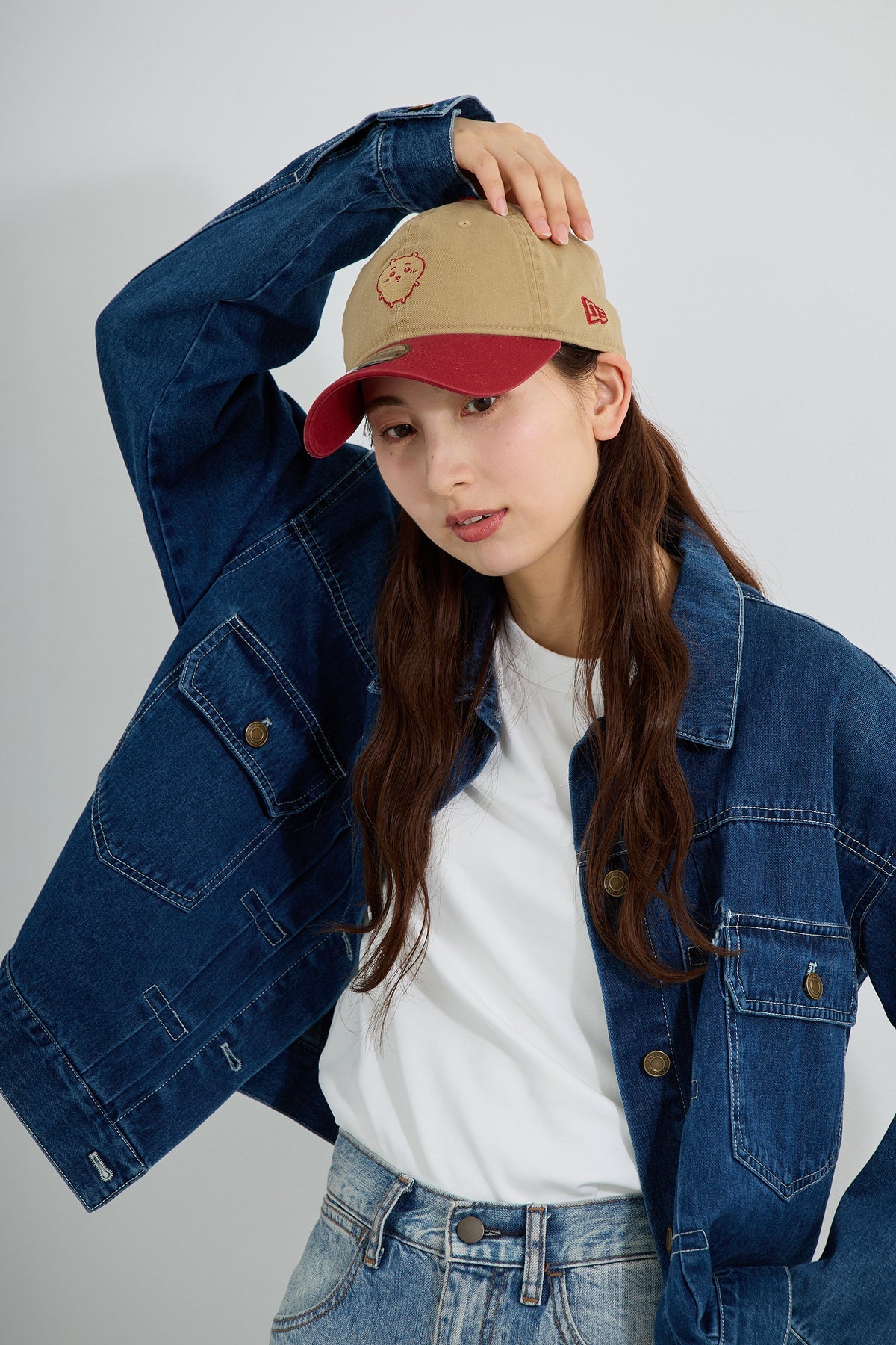 24/10 Chiikawa 小可愛 棒球帽 NEW ERA® 9TWENTY™ ちいかわ GOLD / H RED