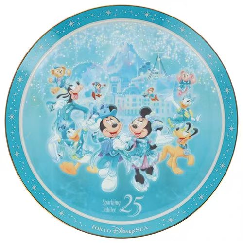 陶瓷碟擺設 - TOYKO DISNEYSEA 25TH SPARKLING JUBILEE