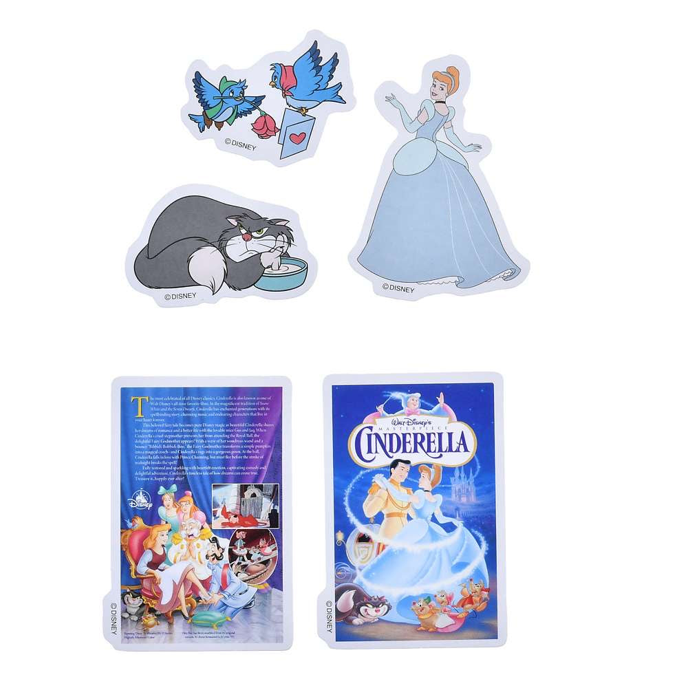 Cinderella VHS Sticker Set Sticker Collection