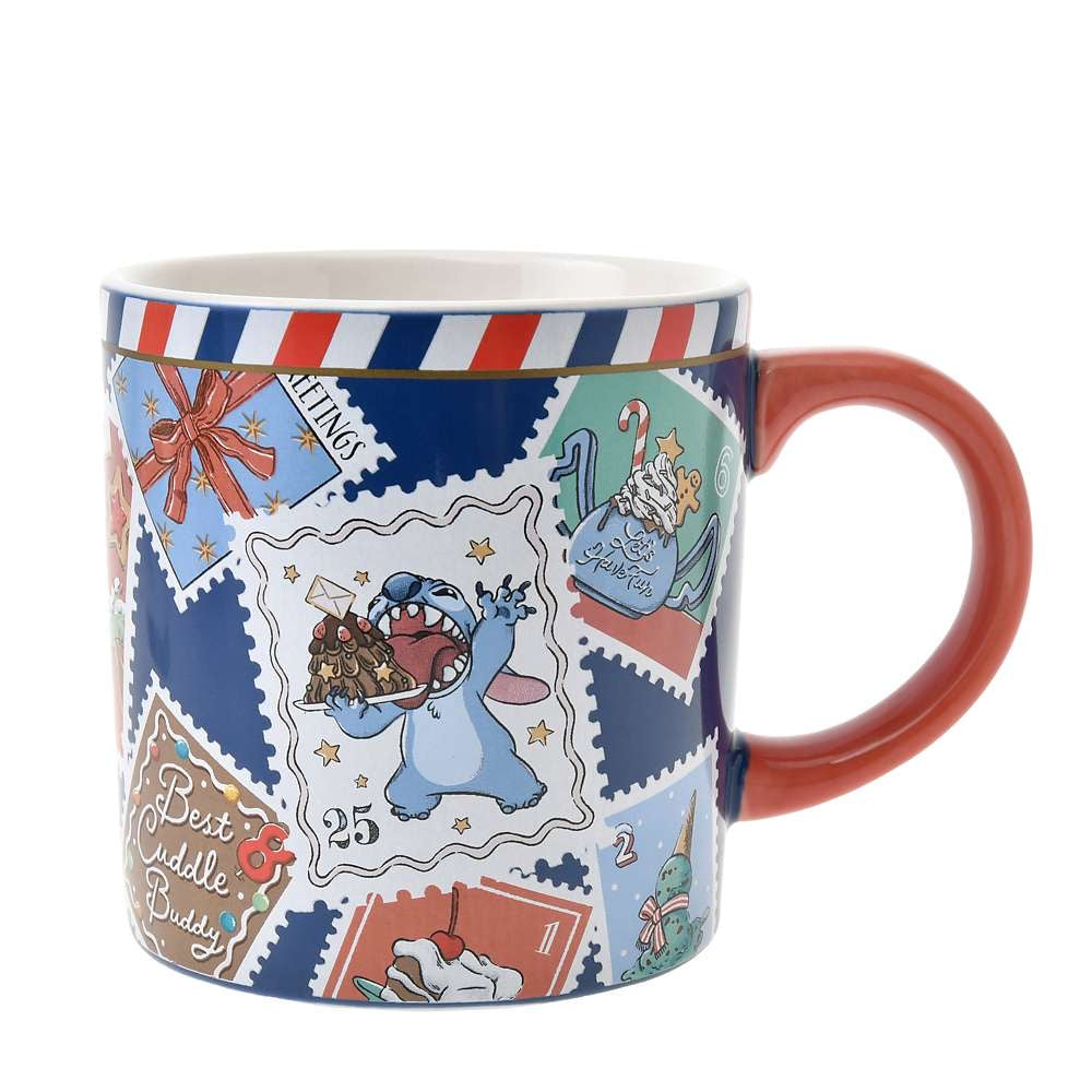 DISNEY CHRISTMAS HOLIDAY SEASON COLLECTION Stitch/ Lady/ Ms bunny 陶瓷杯