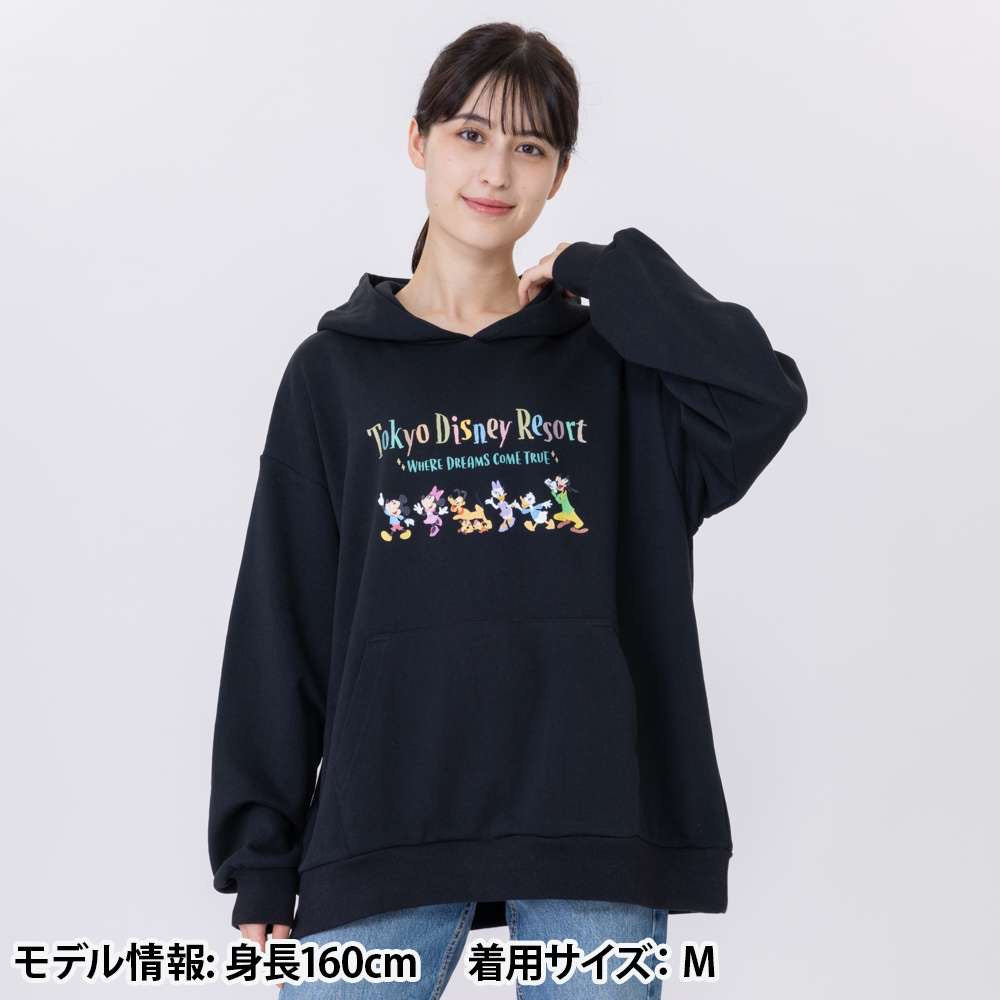 黑色 Tokyo Disney Resort 連帽衛衣