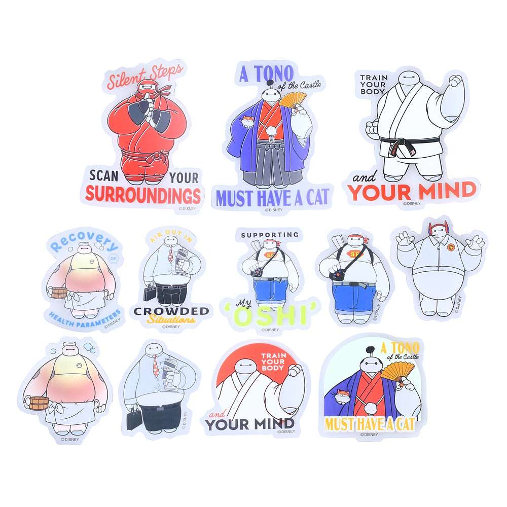 公主集合/ 雜錦款/ Baymax 大貼紙套裝 Sticker Collection
