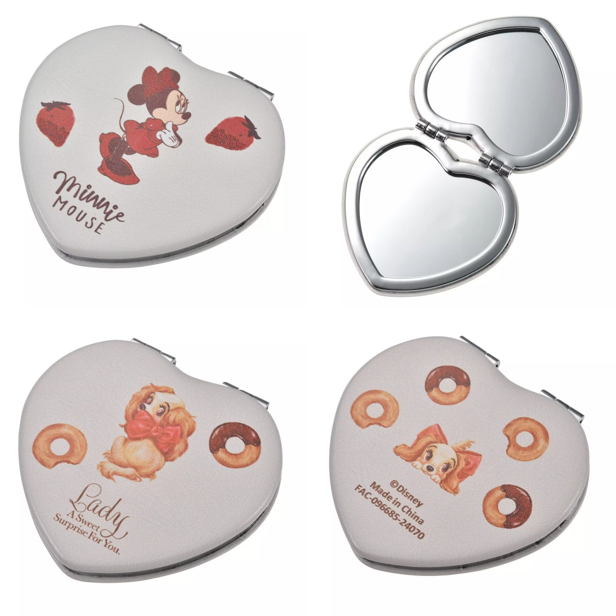 Minnie/ Lady 心型鏡 Sweet Health&Beauty Tool