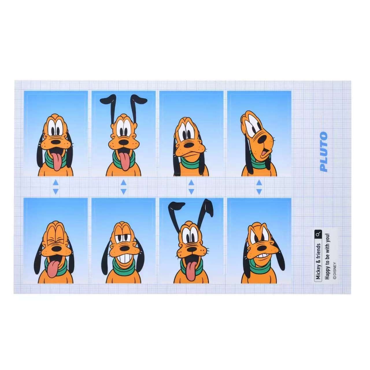 Marie/ Olaf/ Pluto 證件相貼紙 Sticker Collection