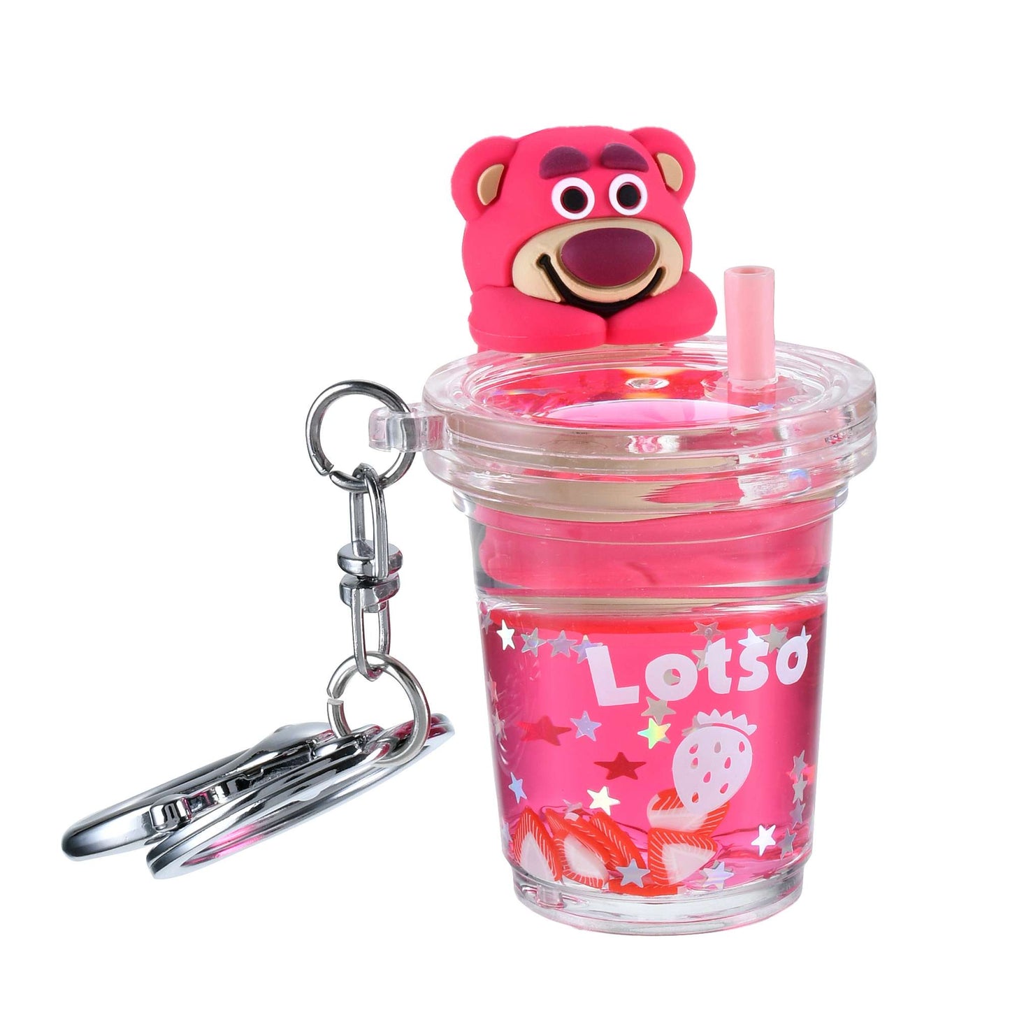流沙匙扣 三眼仔/ Lotso/ Baymax/ Stitch