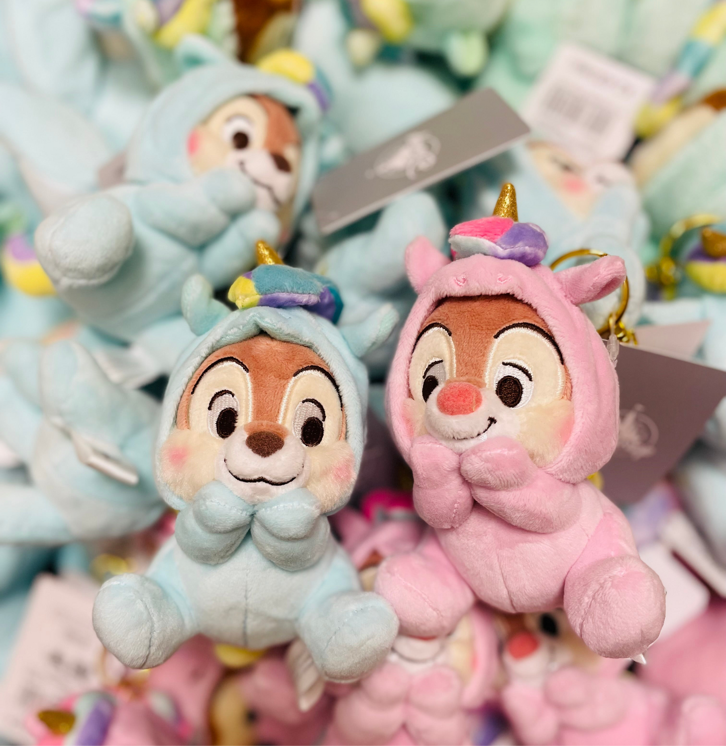 現貨 Chip/ Dale 獨角獸公仔掛飾 CHIP ‘N DALE COLLECTION