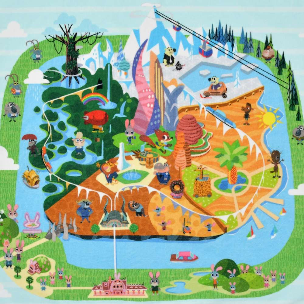 Zootopia 浴巾