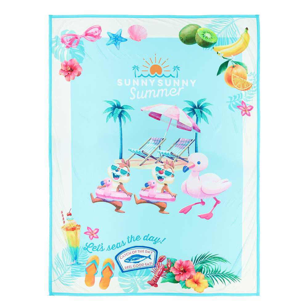 大毛毯/ 水杯/ 頭箍扣匙扣/ 手巾/ 防晒霜 SUNNY SUNNY SUMMER