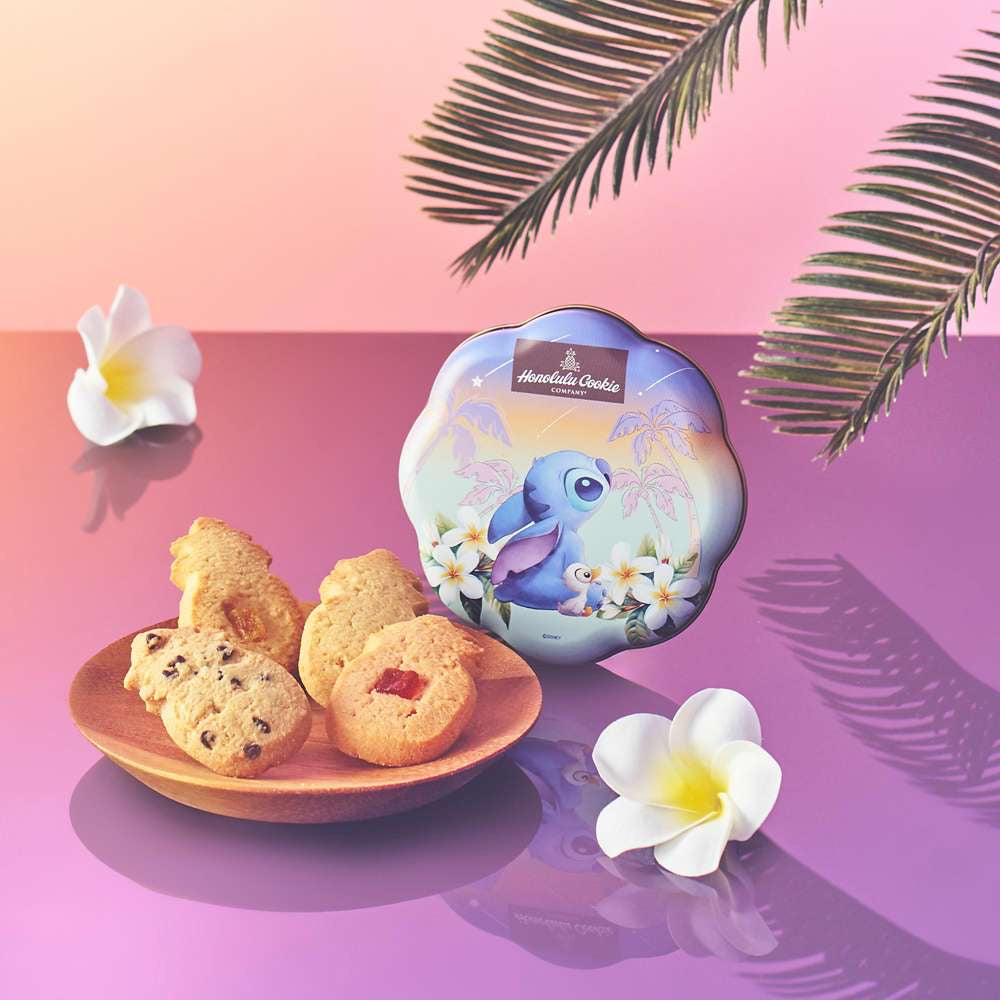 鐵罐連曲奇 【Honolulu Cookie Company】Disney Stitch Day Collection