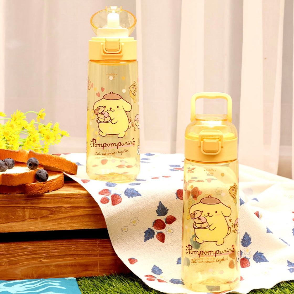台灣 布甸狗 彈蓋水樽 620ml