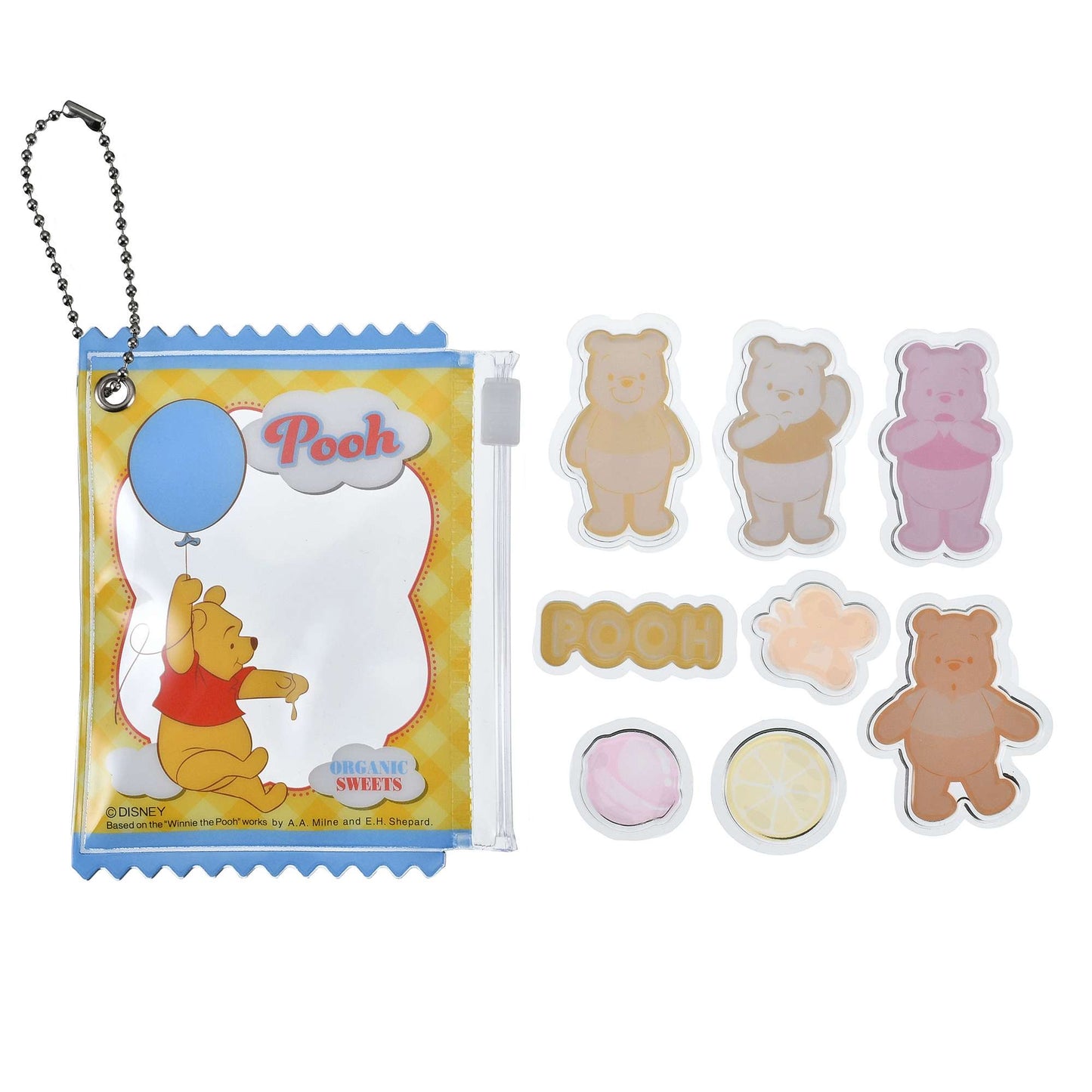 匙扣 Sticker Set 三眼仔/ Pooh/ Stitch/ Mickey & Minnie/ Chip & Dale