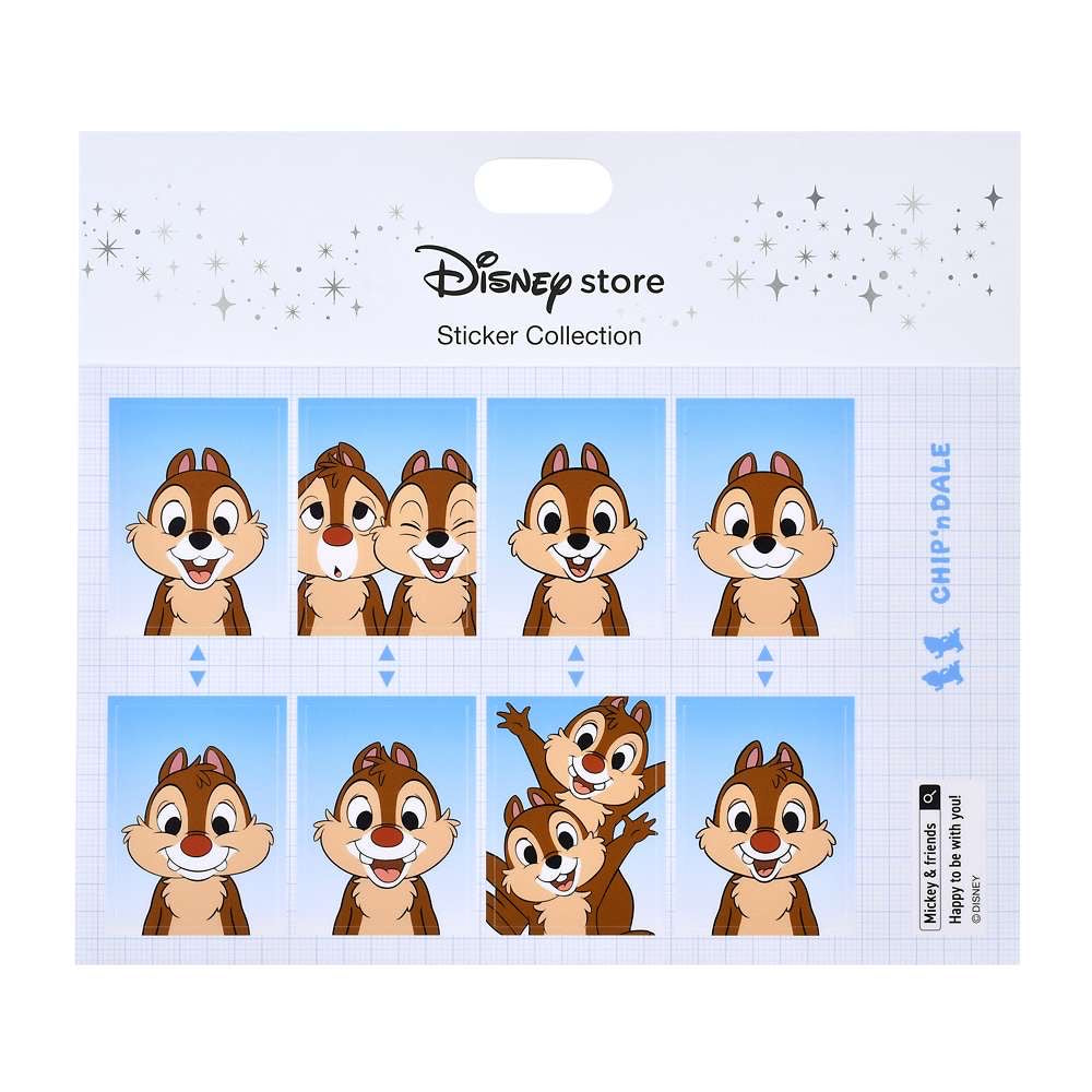 Baymax/ 三眼仔/ Chip & Dale/ 妙妙貓 證件相風貼紙