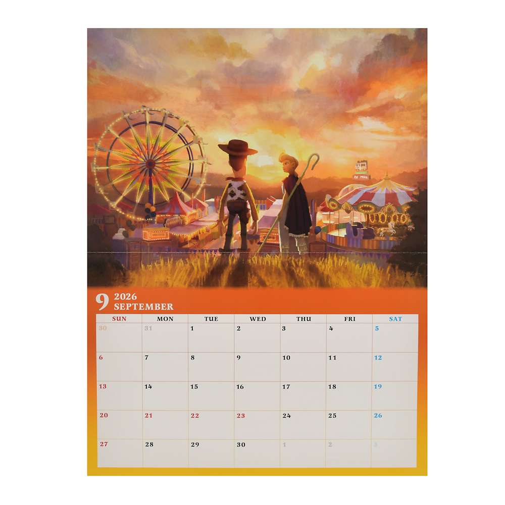 Disney Characters 掛牆月曆 CALENDARS & ORGANIZERS 2026