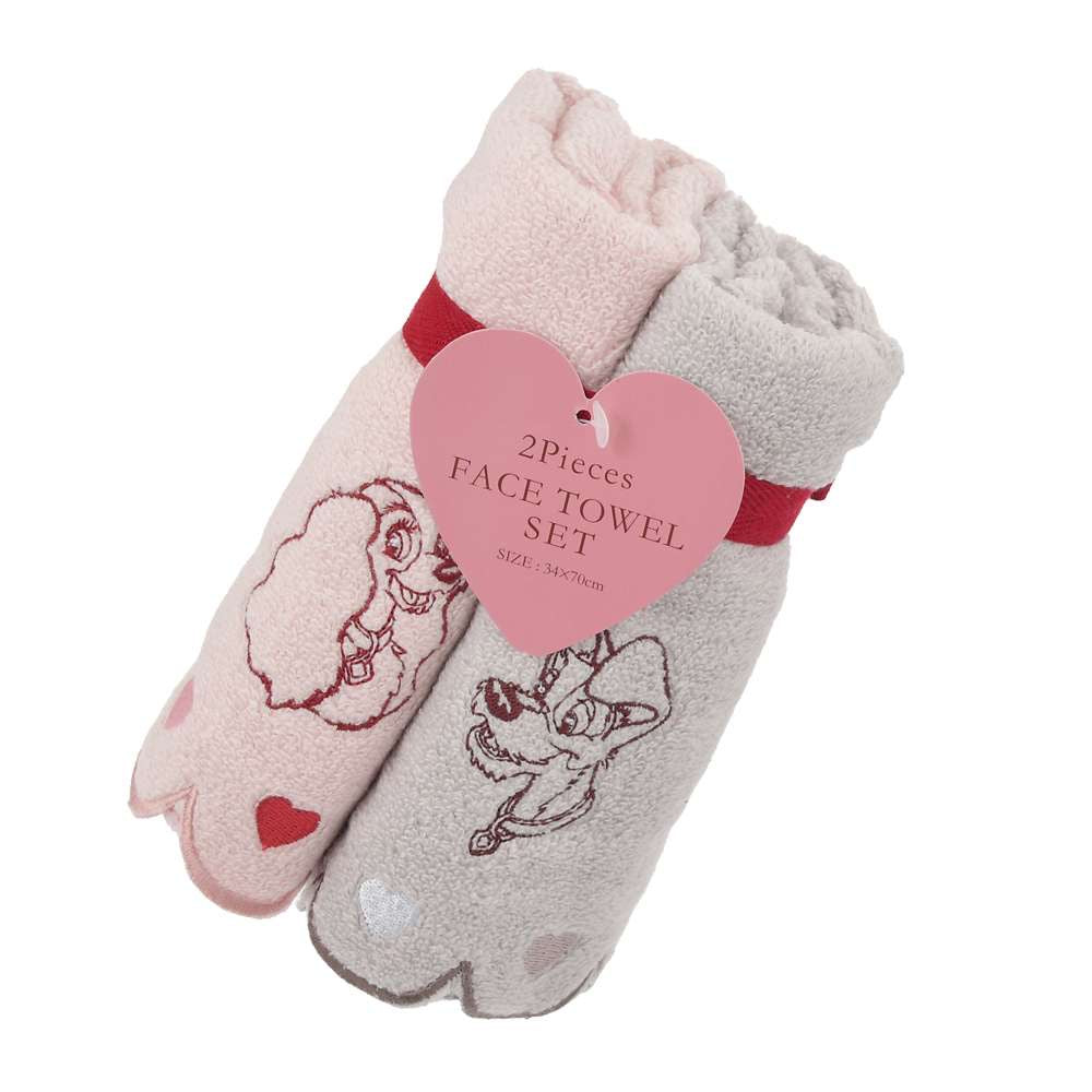 Chip & Dale/ Judy & Nick/ Lady & Tramp 長毛巾Set