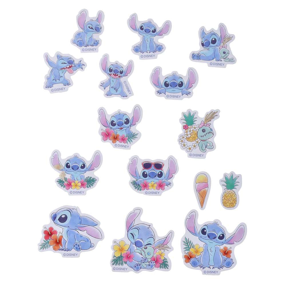 Stitch/ Marie - Sticker Set 連 Pouch