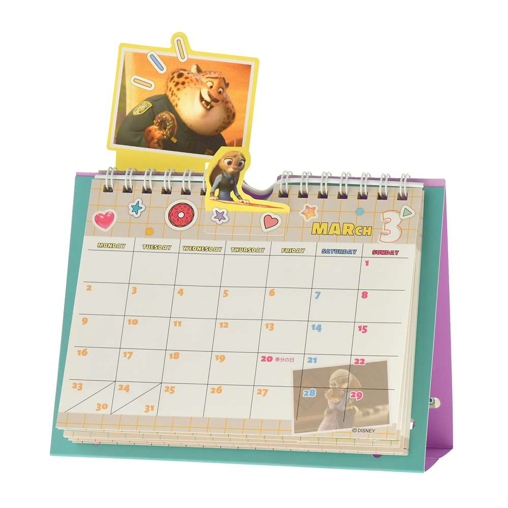 Zootopia 座枱月曆 CALENDARS & ORGANIZERS 2026