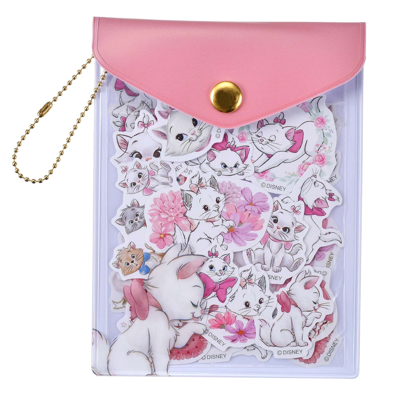 Stitch/ Marie - Sticker Set 連 Pouch