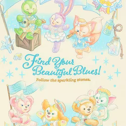 Tee - DISNEYSEA 25TH Find Your Beautiful Blue