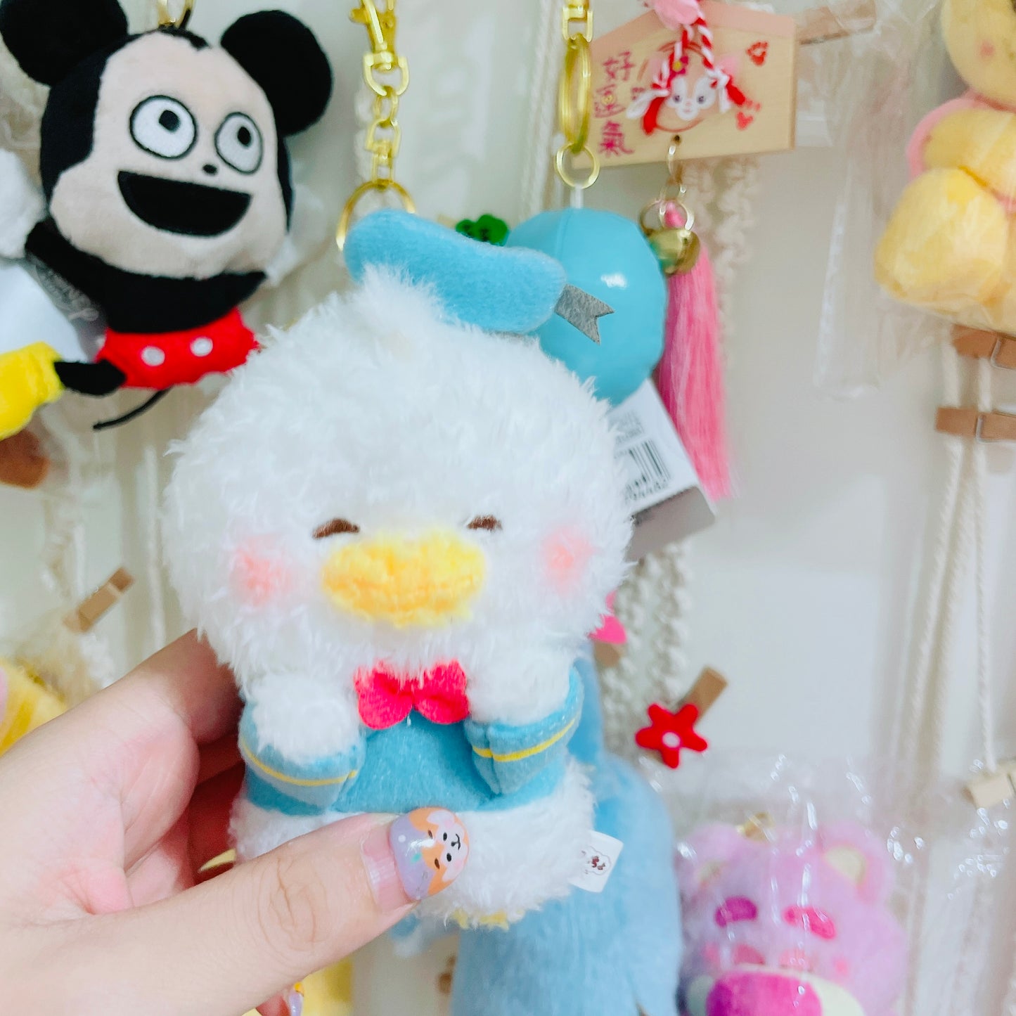 現貨 咪咪咀笑公仔吊飾 ほっちょ Stitch/Pooh/ Marie/ Lucifer