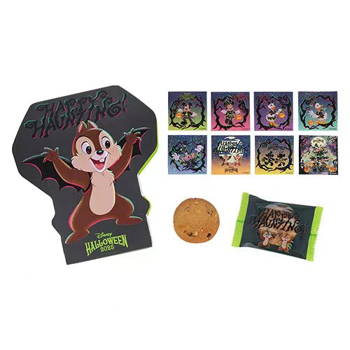 Chip & Dale 盒裝曲奇連貼紙 - Disney Halloween 2025