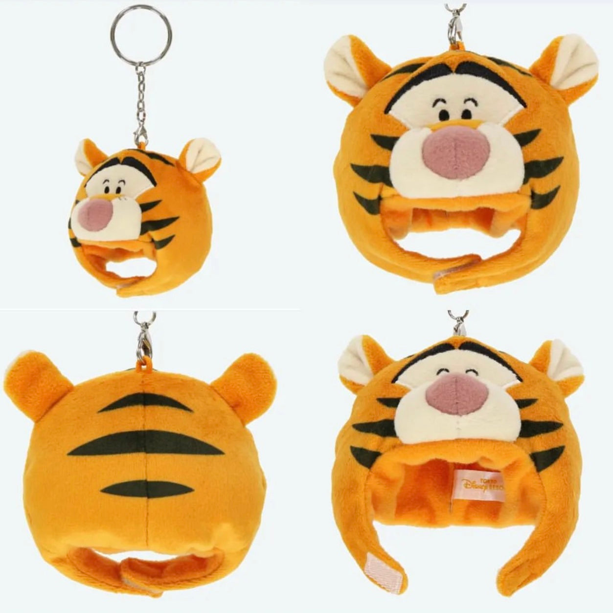 公仔頭套鎖匙扣吊飾 Tigger