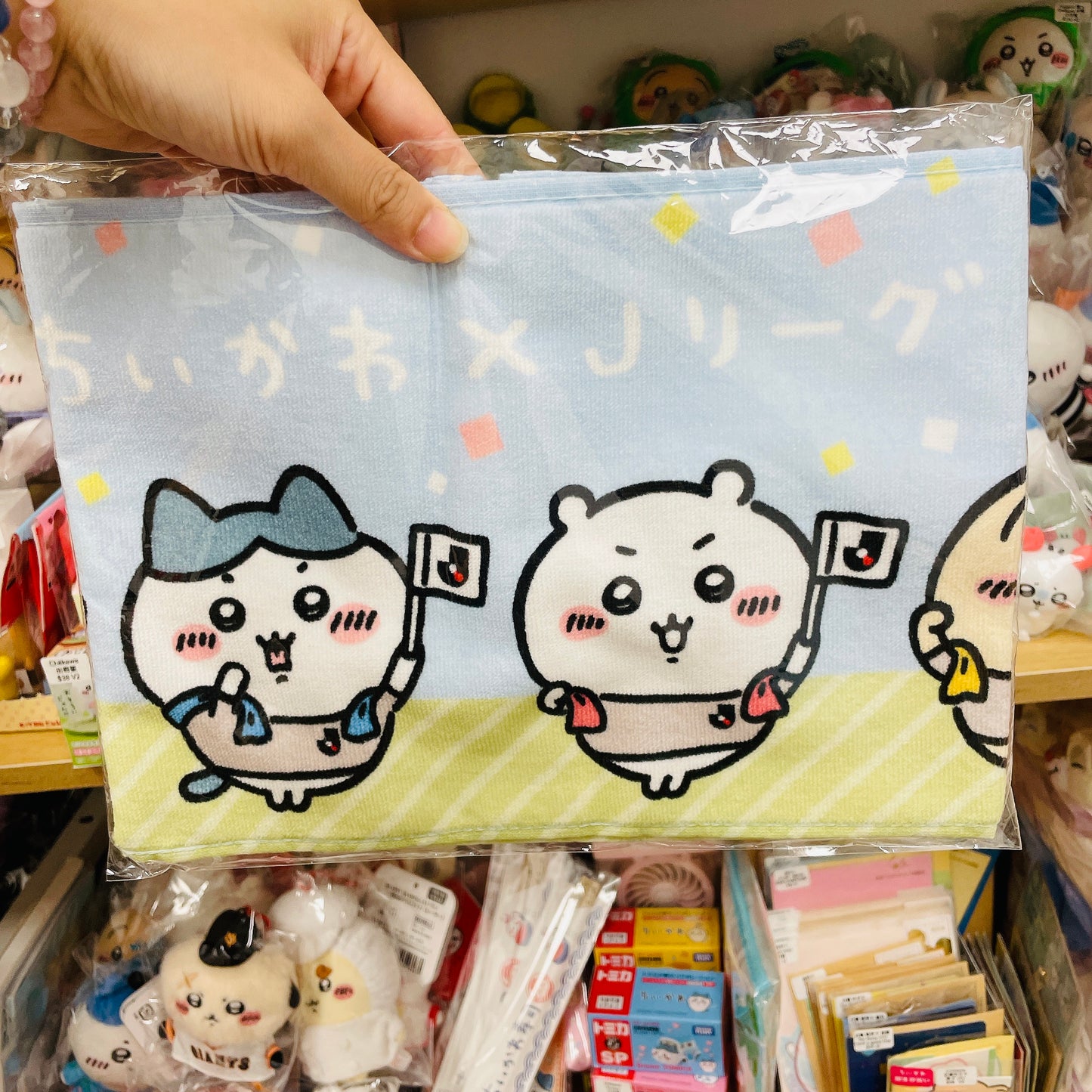 現貨 Chiikawa x J League 小可愛 長毛巾 ちいかわ