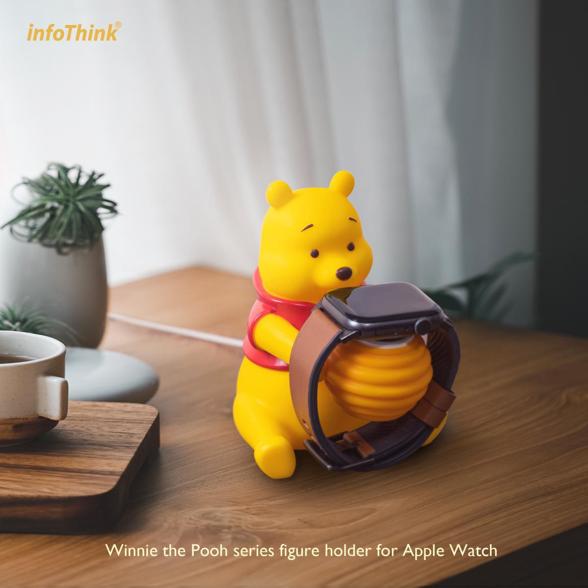 台灣 infoThink 公仔充電座for Apple Watch Chip/ Dale/Donald/ Mickey/ Stitch/ Pooh/ Pooh (聖誕款)