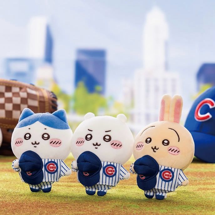 現貨 Chiikawa x MLB TOKYO SERIES 公仔掛飾 Dodgers (戴帽)/ UBS(拎帽)7月到貨