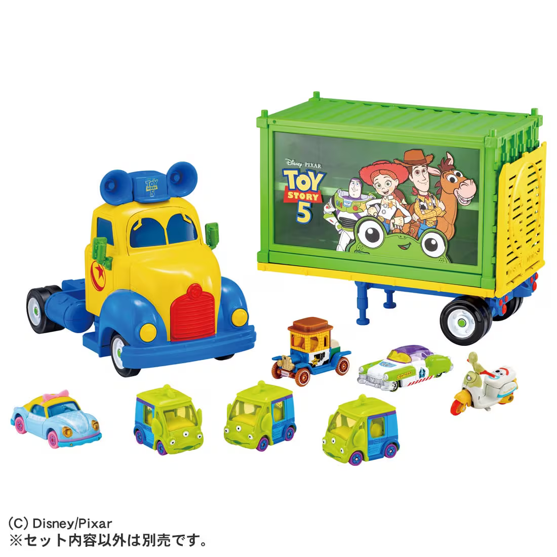 Tomica 玩具車 | Toy Story 5|大貨車 *可放7-8架車,圖中小車需另外購買