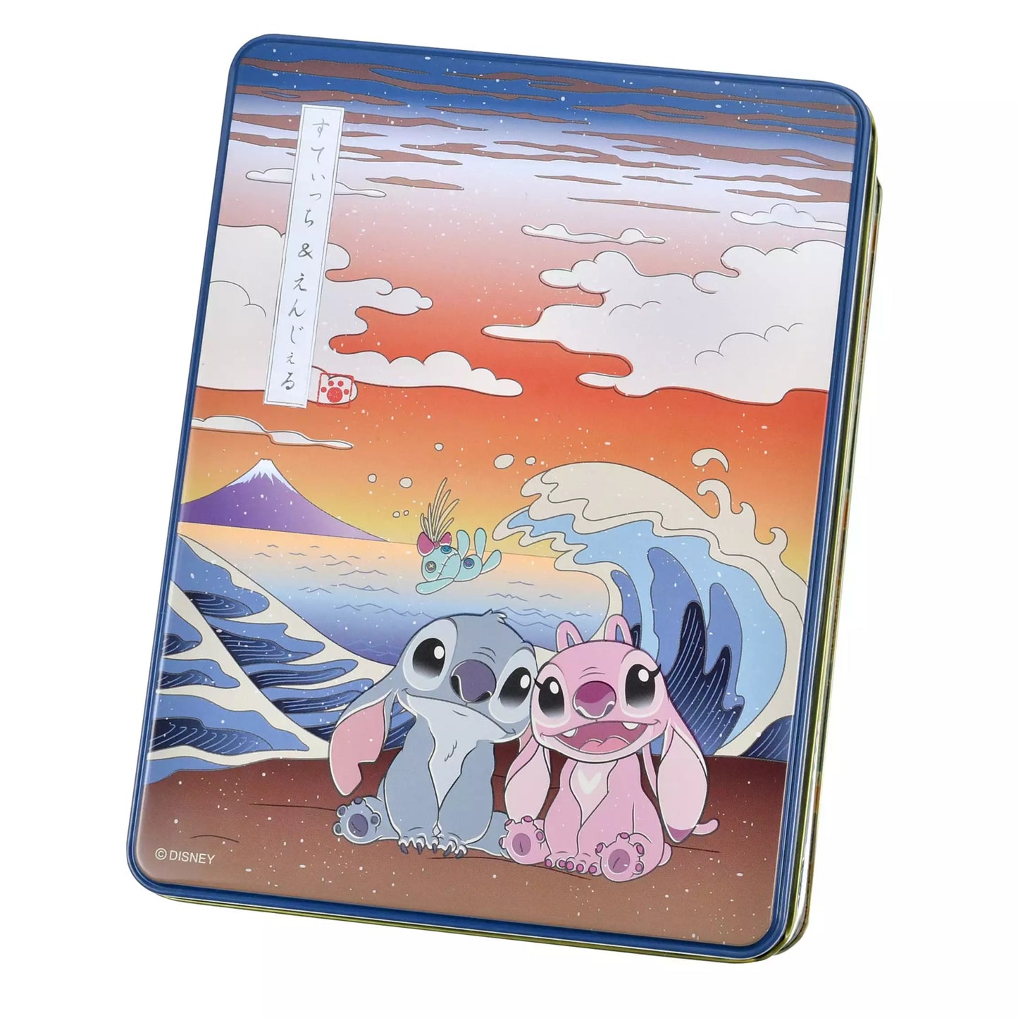脆餅鐵盒 Stitch Japan Original
