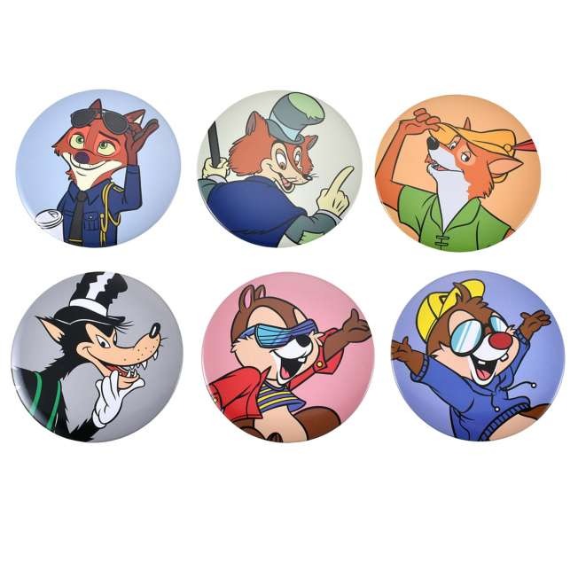 盲抽襟章 my favorite Disney foxes