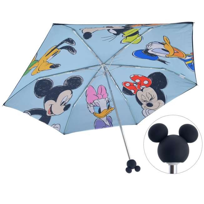 Mickey & Friends 防曬縮骨遮 晴雨兼用 SHINY DAY