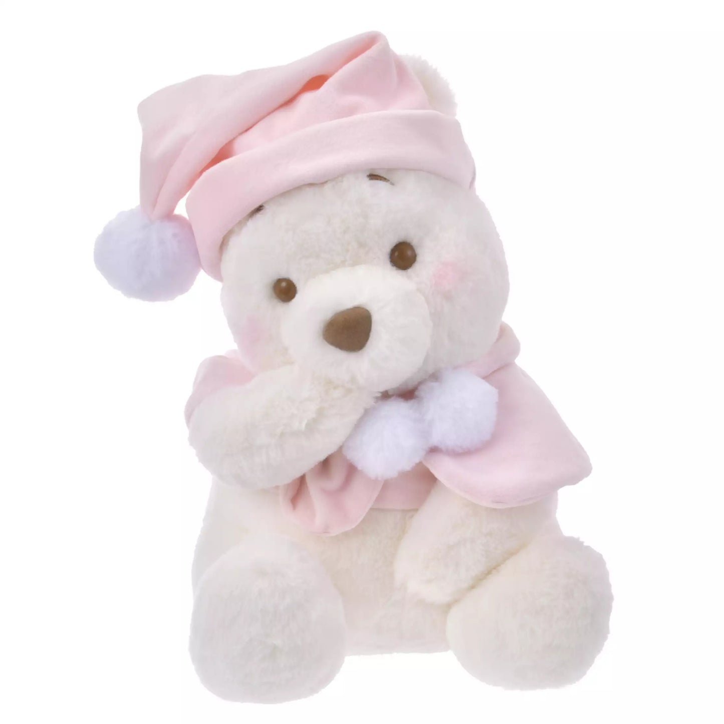 店鋪限定色 粉紅色 公仔(M)/ 匙扣 White Pooh 2024