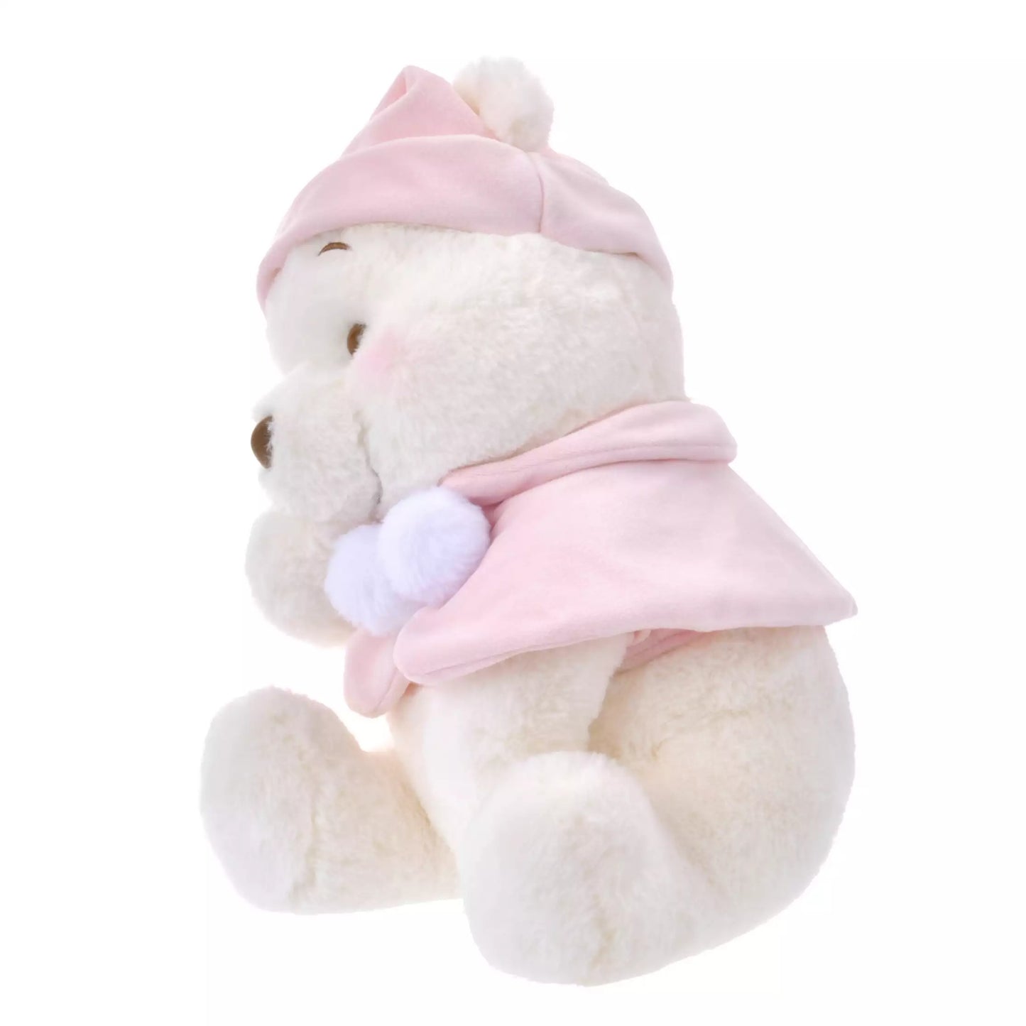 店鋪限定色 粉紅色 公仔(M)/ 匙扣 White Pooh 2024