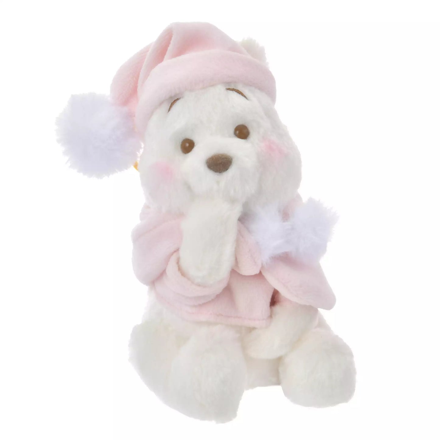店鋪限定色 粉紅色 公仔(M)/ 匙扣 White Pooh 2024