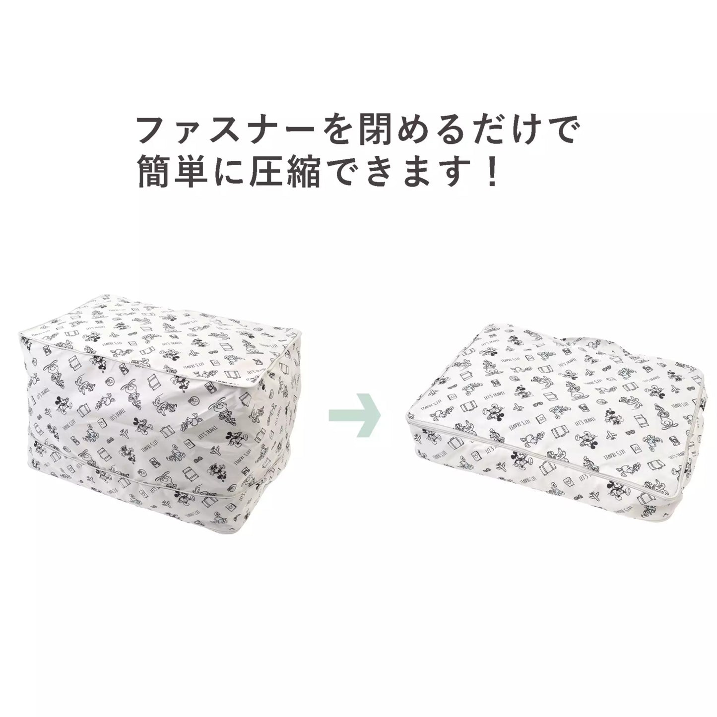 再販 Mickey & Friends 收納袋 (L) DISNEY TRAVEL