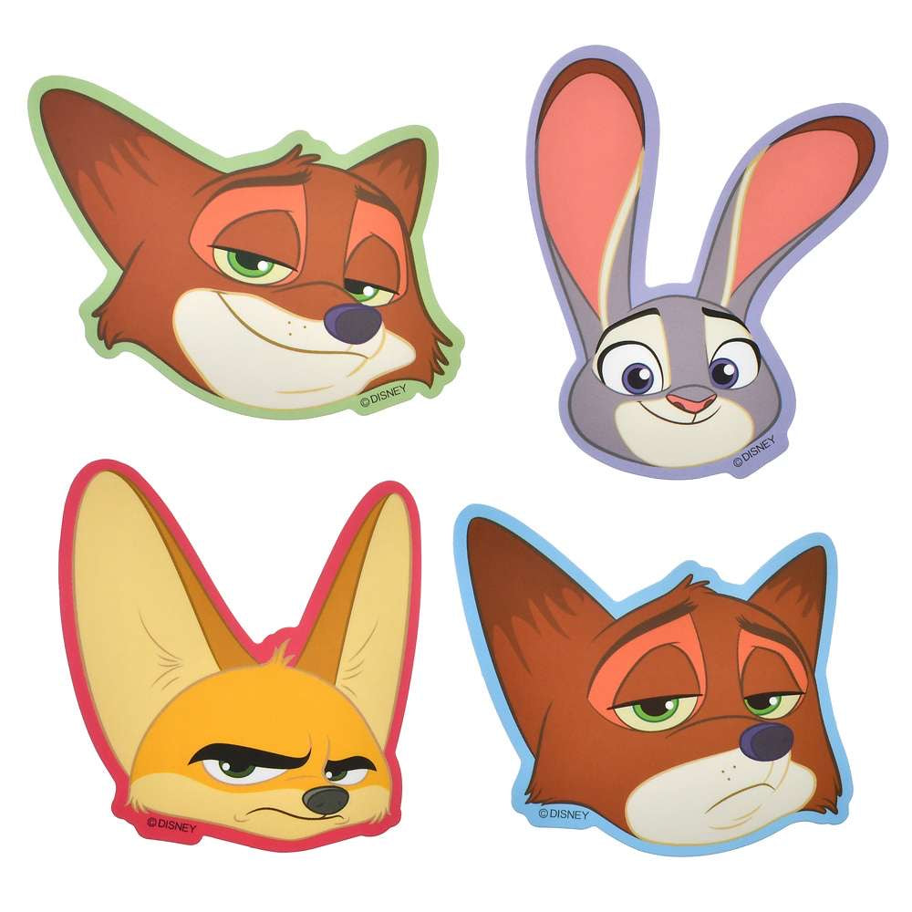 Zootopia/ 四條龍 Sticker Set - Sticker Collection