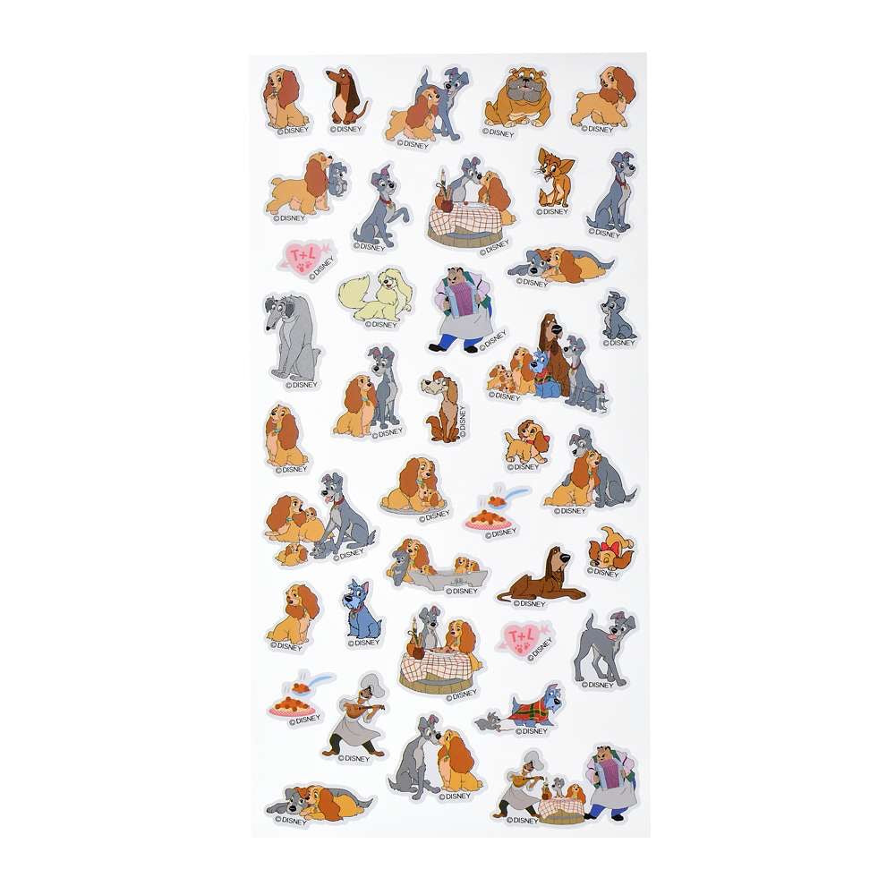 Pooh & Friends/ Stitch/ 101斑點狗 & Lady & The Tramp/ Lady & Tramp 貼紙