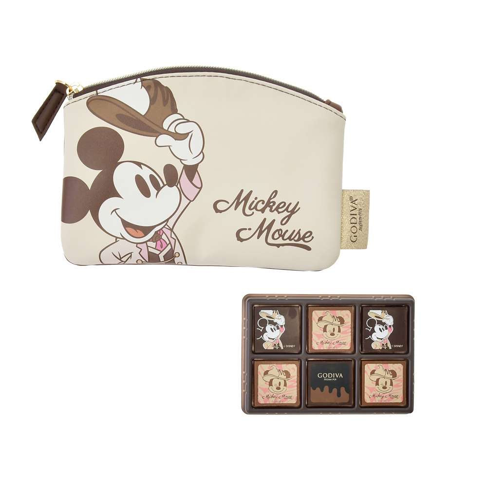 DISNEY VALENTINE Mickey GODIVA 朱古力連 Pouch