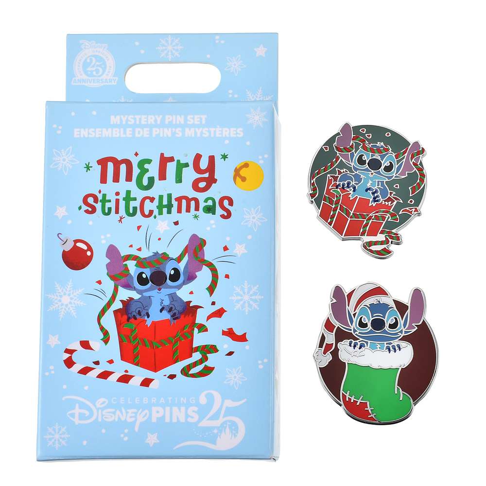 Stitch 盲抽聖誕襟章| Disney Store Christmas 2025