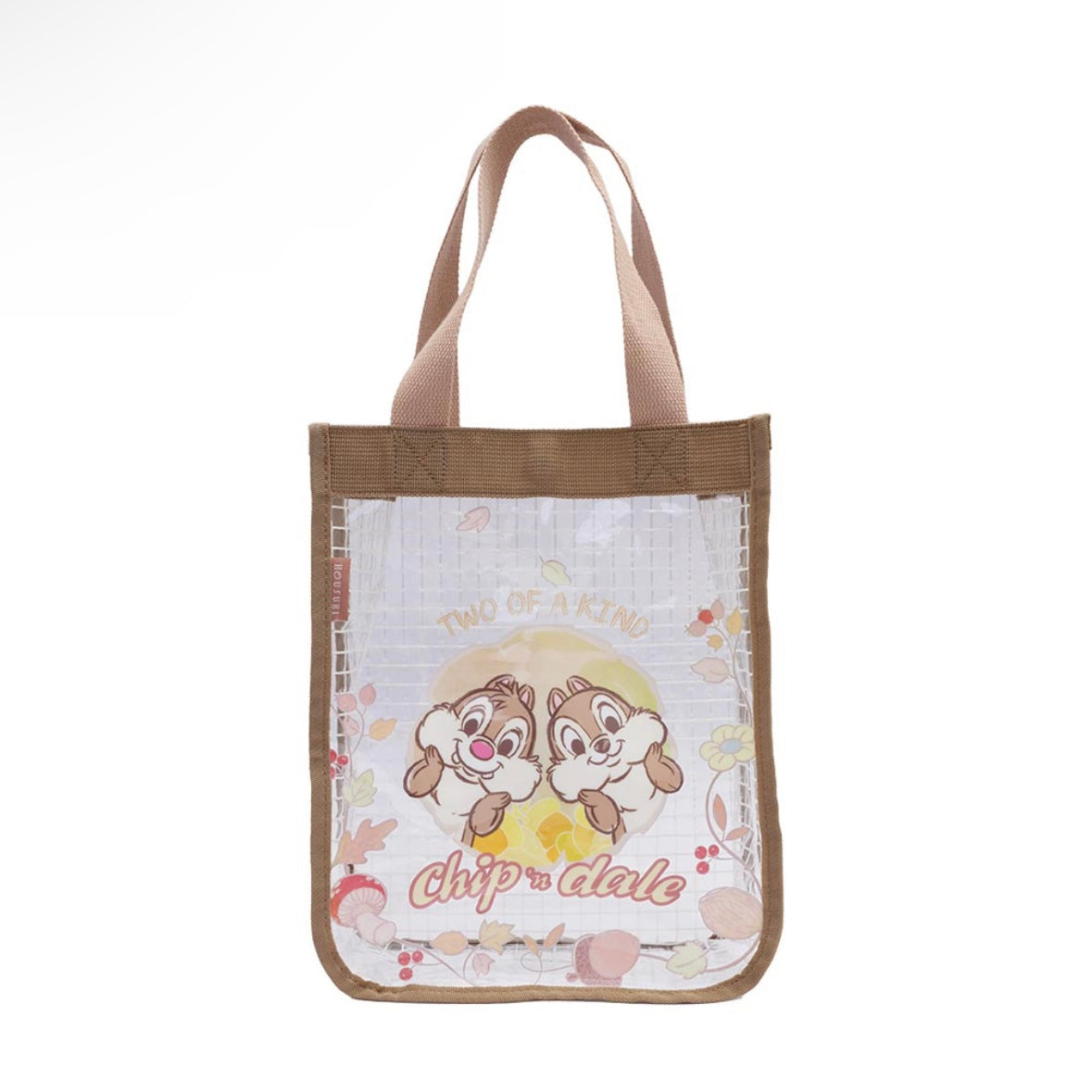 台灣 Chip & Dale/ 三眼仔/ Marie/ Ariel/ Stitch A4長形 透明防水手提袋