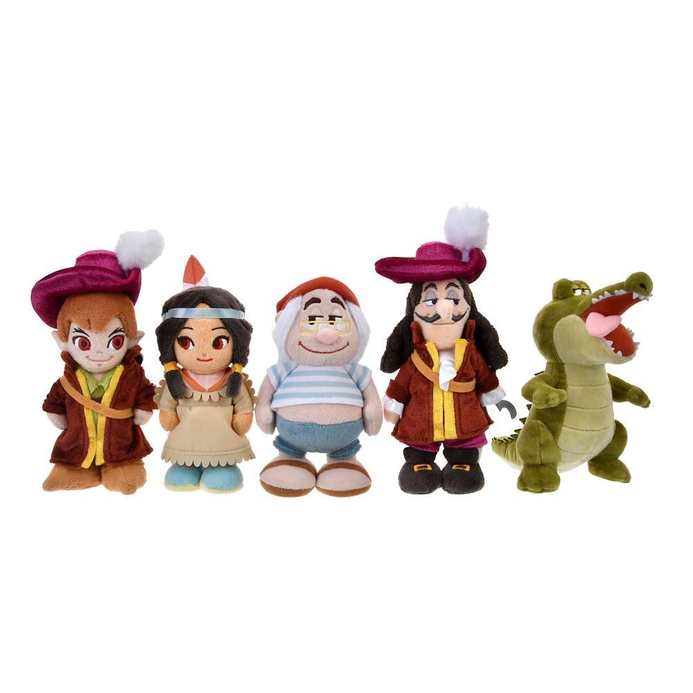 Peter Pan/ 鱷魚/水手/ 鐵鈎船長/ 莉莉安 公仔 Disney StanDs