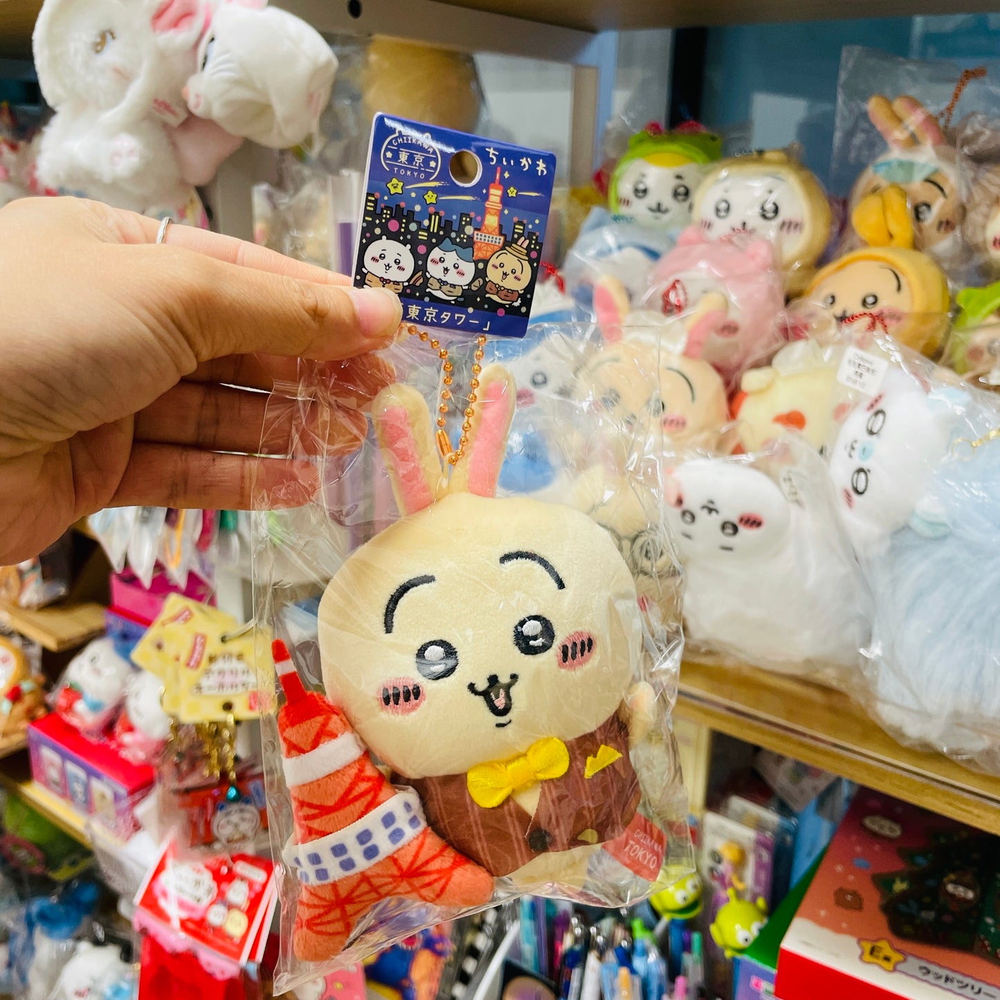 現貨 東京 當地限定 Chiikawa 小兔兔 掛飾 (東京鐵塔/ 雷門)