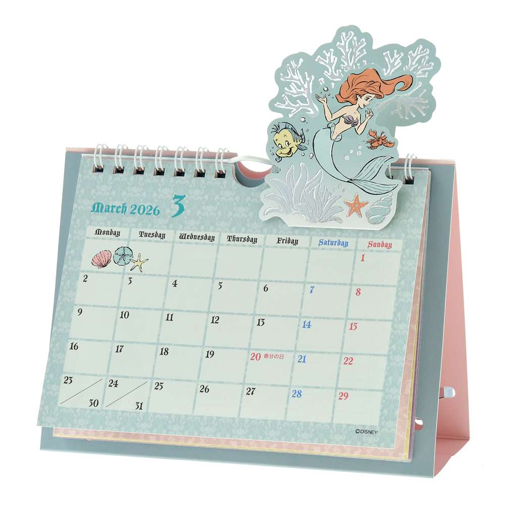 Princess 座枱月曆 CALENDARS & ORGANIZERS 2026